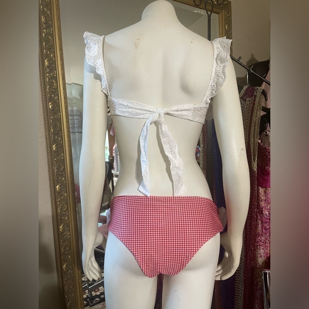 Lolli Bikini Bottom Red Gingham Bikini New with Tags! - Picture 10 of 14